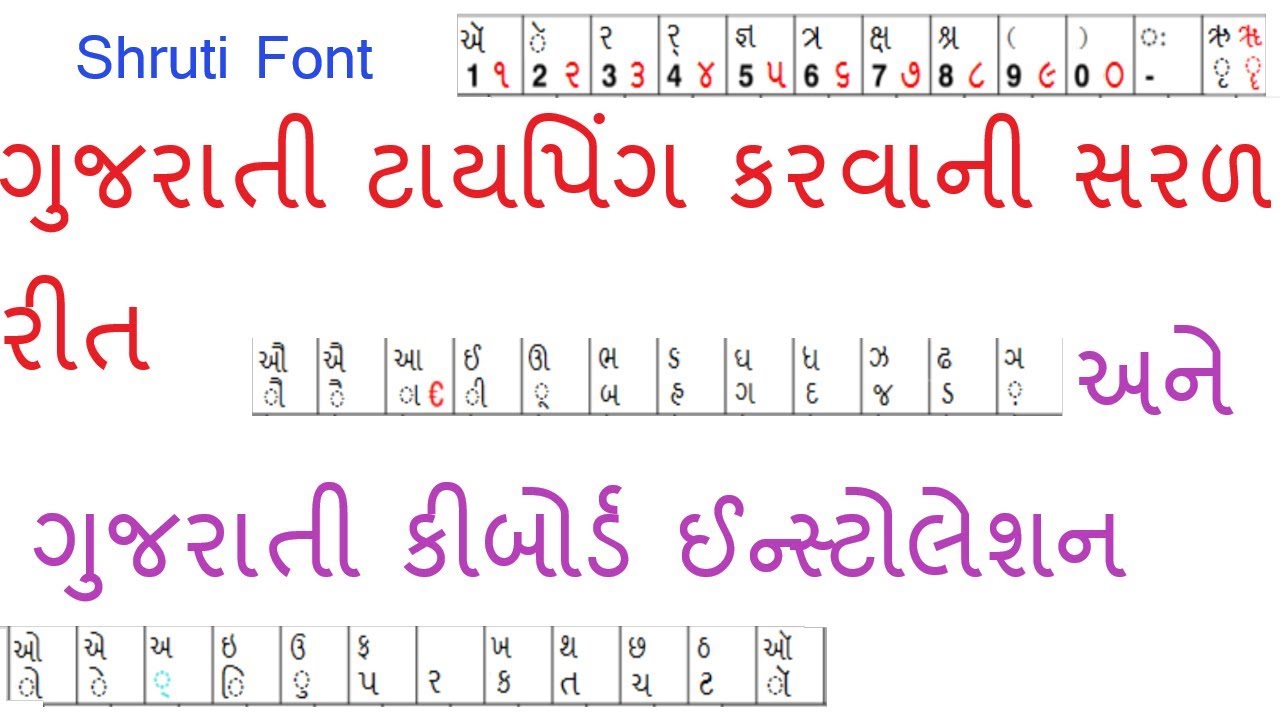 all gujarati fonts free download